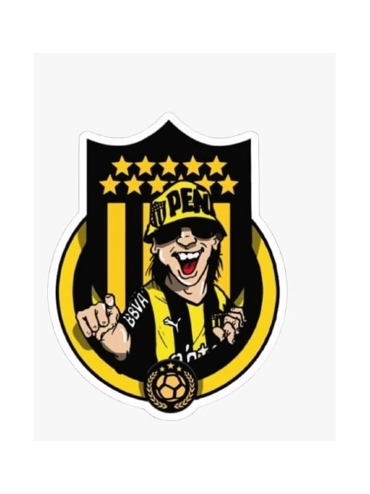 Pegatina PEÑAROL HINCHA 5x5