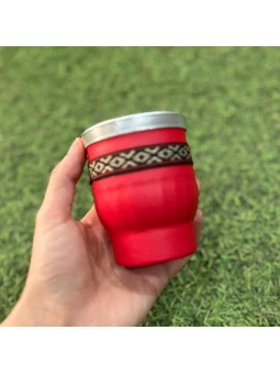 MATE VASO DE CRISTAL FORRADO