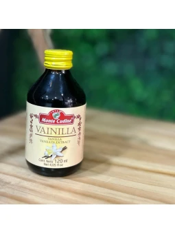 Extracto de Vainilla Monte Cudine detalle etiqueta