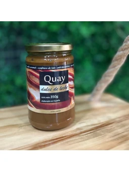 Frasco de dulce de leche Quay 350g crema suave y caramelo