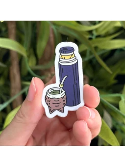 Pegatina TERMO Y MATE 5x5