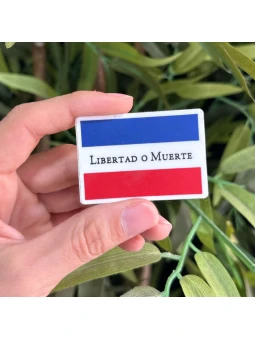 Pegatina LIBERTAD O MUERTE 5x5