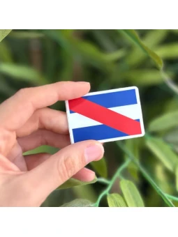 Pegatina BANDERA ARTIGAS 5x5