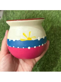 Mate ceramica pintado