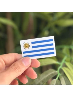 Pegatina BANDERA UY 6x3.5