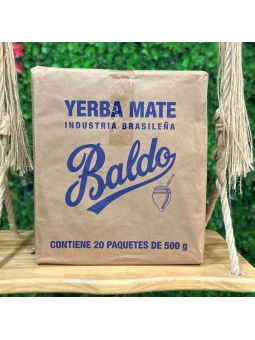 yerba mate baldo 500g pack 20 unidades