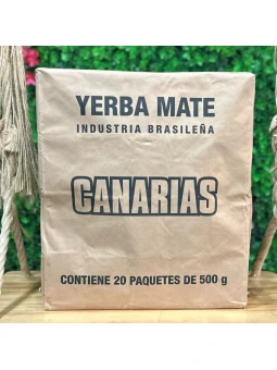 Yerba Mate Canarias 1kg Pack 20 Unidades