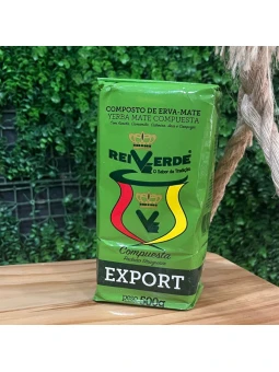 Paquete de yerba mate Rei Verde Compuesta 500g con hierbas digestivas