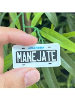 Pegatina MANEJATE AR 5x5