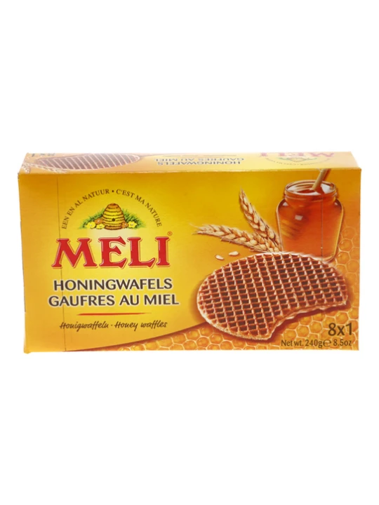 MELI GAUFFRES AU MIEL  8 X 30 GR