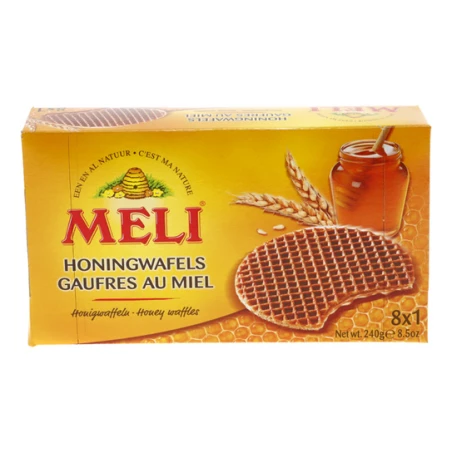 MELI GAUFFRES AU MIEL  8 X 30 GR