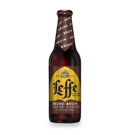 LEFFE BRUNE BOUTEILLE 33 CL